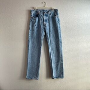 Levi's Men's 501’s Light Blue Straight Jeans 33x32